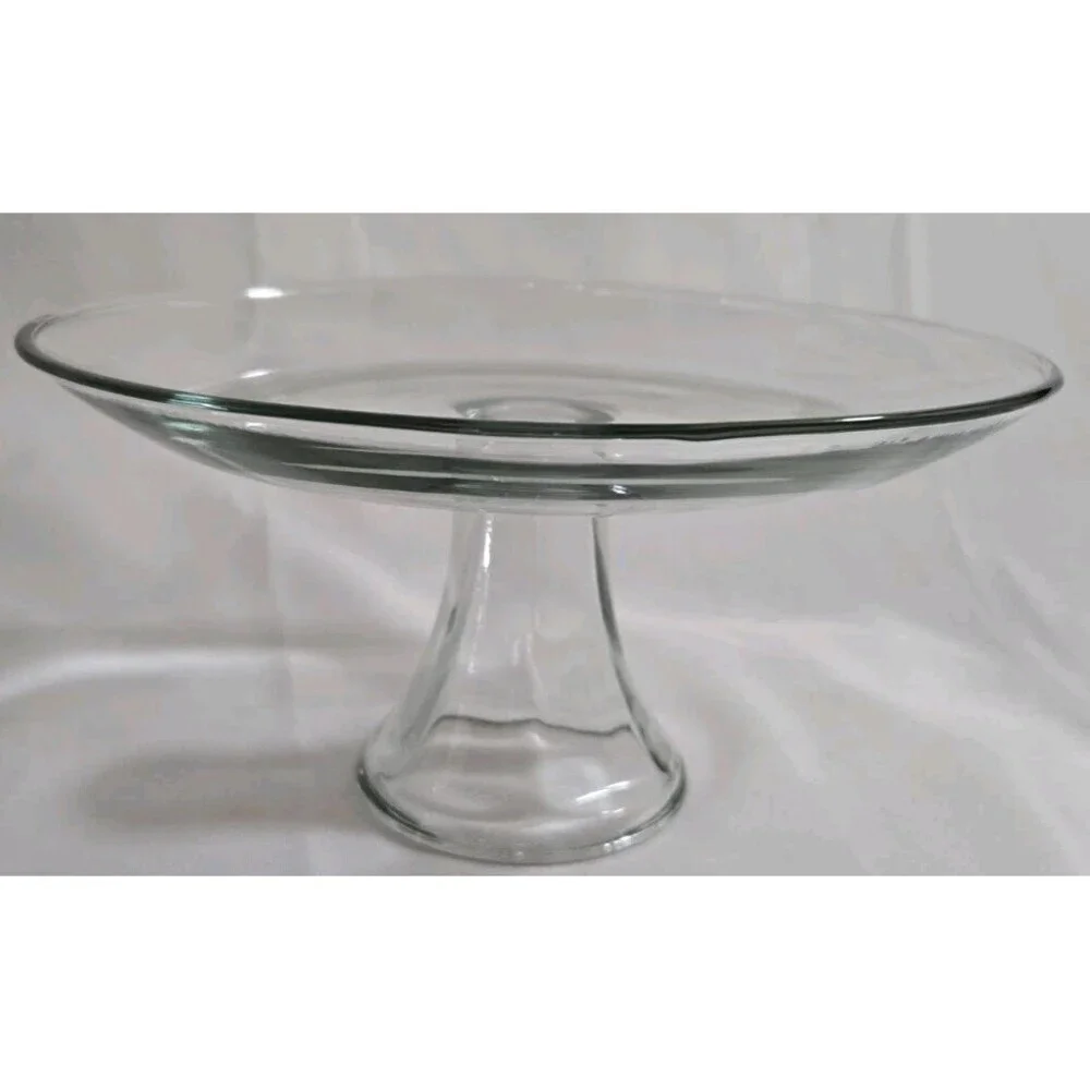 Glass Pie or Tart Elevated Stand,  9 3/4